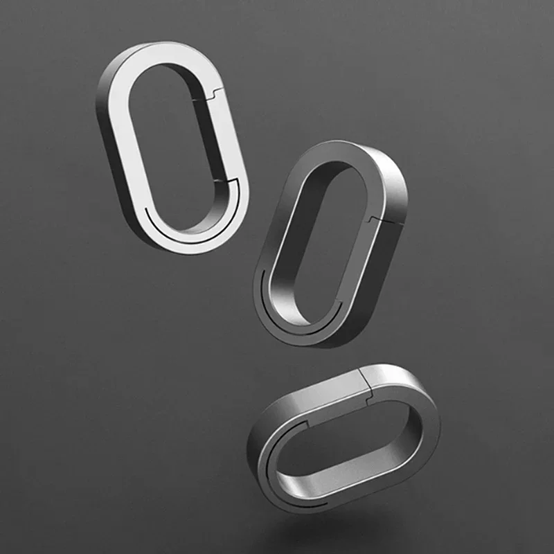 Titanium Alloy Mini Key Ring Connection Buckle Universal Joint Auxiliary Ring Connection Bayonet Ring Personality Creativity