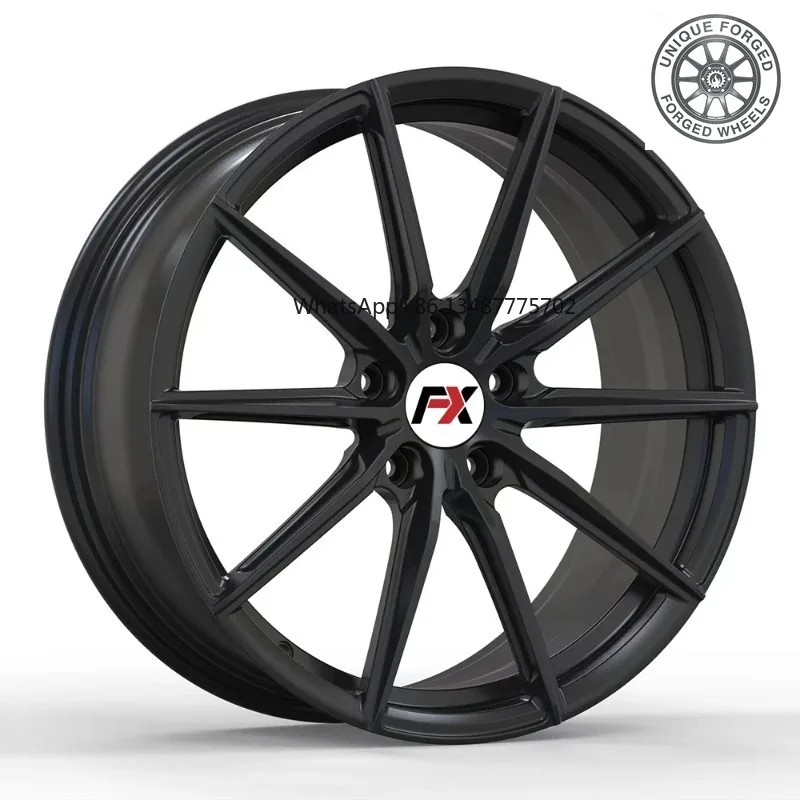 26 Style Gloss Black Multi-Spoke Lightweight Forged Alloy Car Rims 17 18 19 20 21 Inch 5x112 5x114.3 5x120 Wheels For BYD
