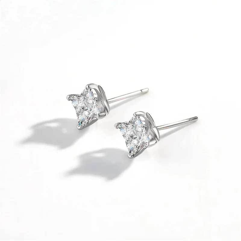 Fashionable Cross Flower Star Stud Earrings – Versatile and Trendy Earstuds for Every Occasion