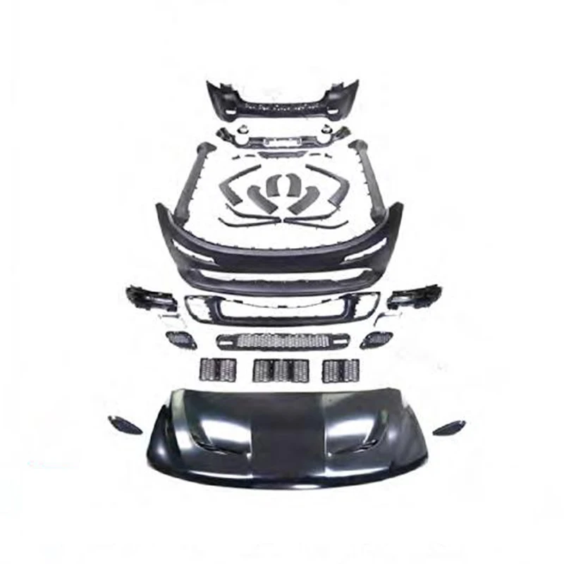 Front Hood Grille Bumper Side Skirt Car Assembly Rear Fender facelift Bonnet bumper For Jeep Grand Cherokee SRT8 2015+custom