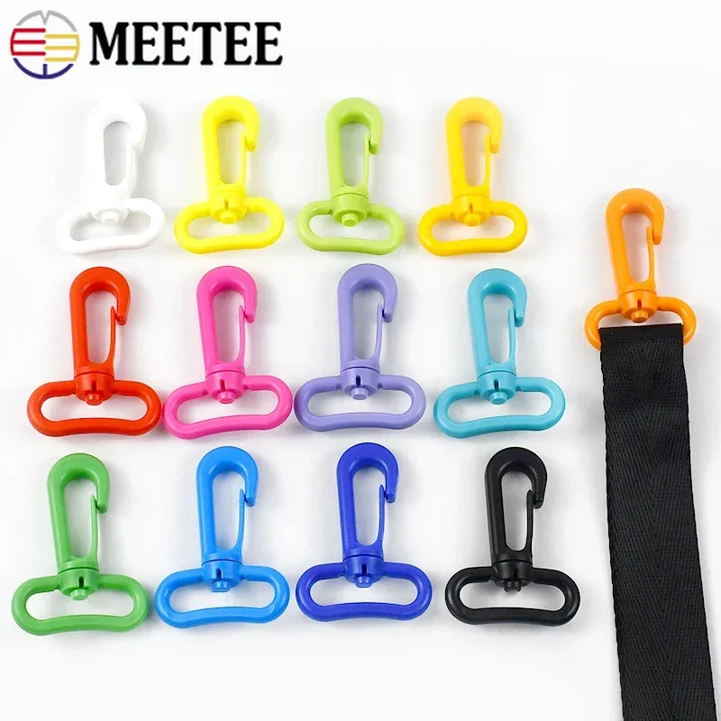 

10/20Pcs 13-31mm Plastic Buckle Swivel Lobster Clasp Keychain Bag Strap Trigger Clips Backpack Snap Hook DIY Sewing Accessories