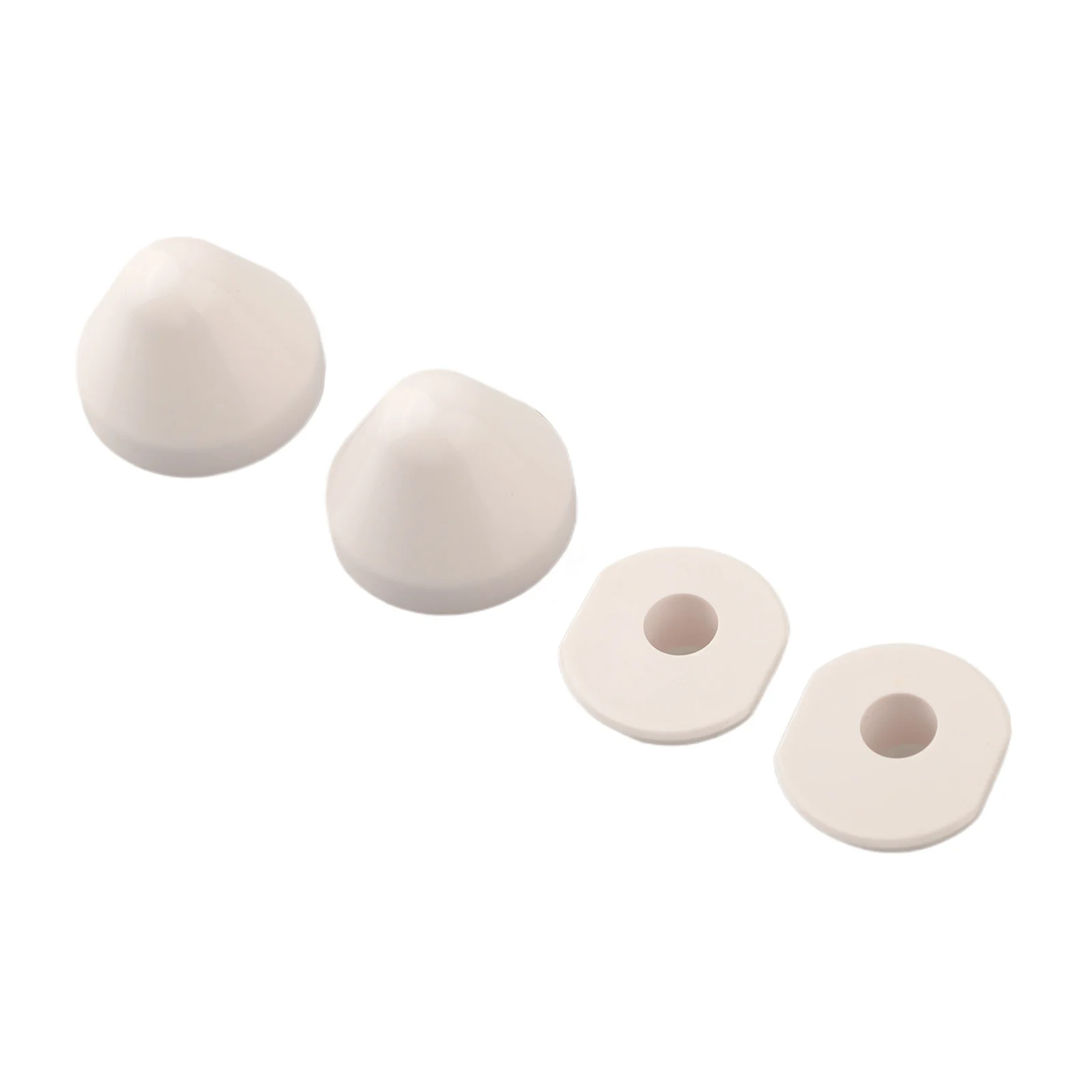 

Transform Your Bathroom with our Plastic Toilet Floor Fixing Screws Cap Covers, 2 Pairs Enhance Aesthetics and Safety