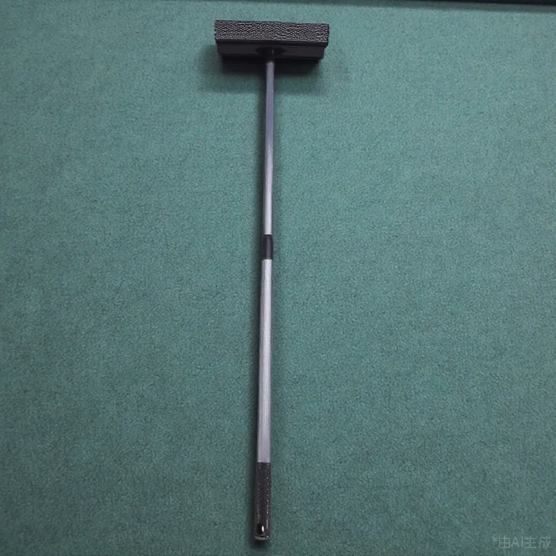 

Telescopic Window Squeegee Extendable Grey Microfiber Streak Free Indoor Use High Place Cleaning Window Squeegee