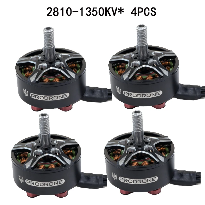 

4PCS S2810 1350KV model aircraft FPV racing drone brushless motor motor MARK4 7-inch machine 2807 1300 KV