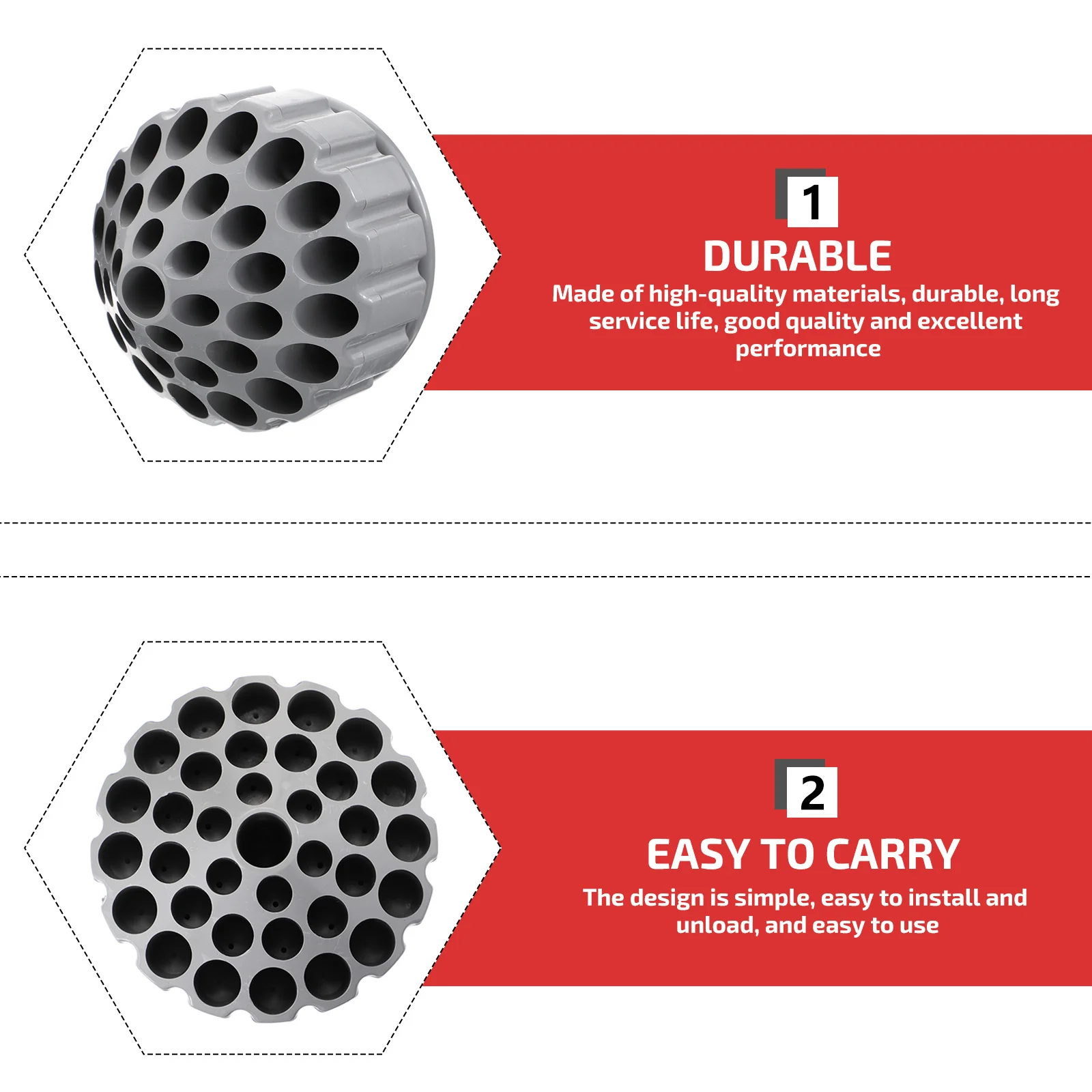 

Rotatable Drill Bits Box Abs Material Honeycomb Design Organizer For Grinding Heads Classified Storage Tray Tool Storage Case