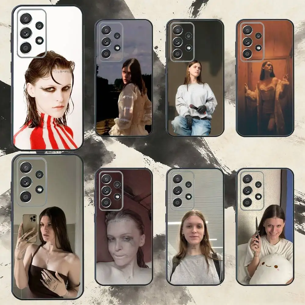 

E-Ethel Cain singer Phone Case For Samsung S25,S24,S21,S22,S23,S30,Ultra,S20,Plus,Fe,Note,10,9,5G Black Cover