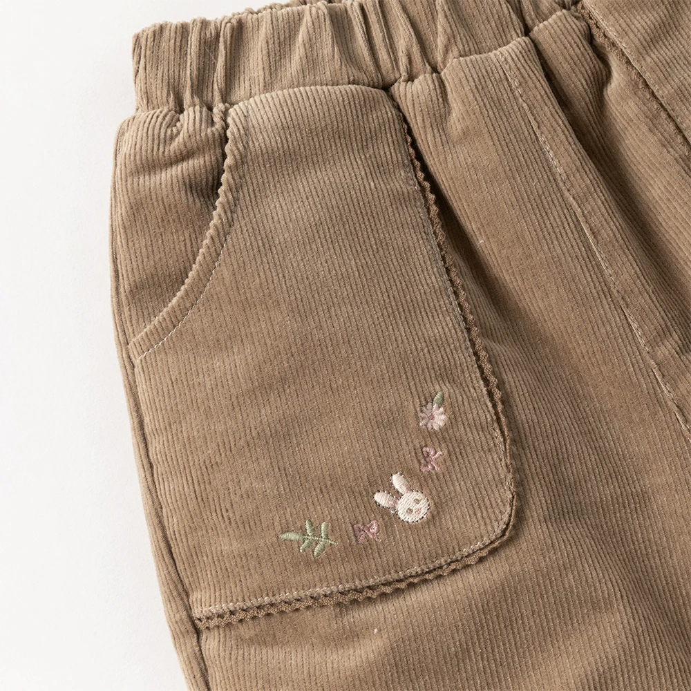 ديف بيلا الأطفال سراويل قطنية الخريف الشتاء الفتيات رشاقته أفخم السراويل سروال قصير ملابس خارجية ملابس الأطفال DB4254163