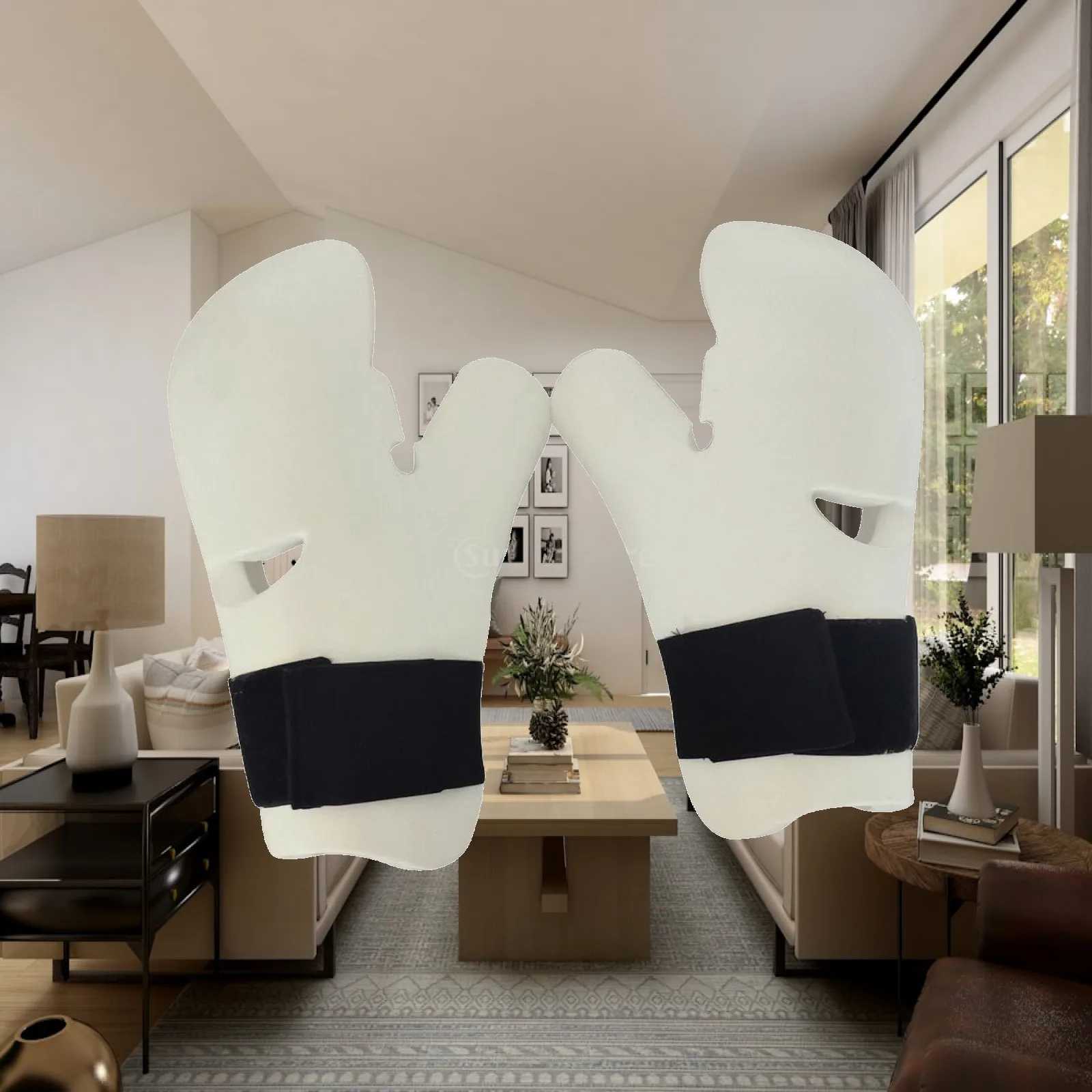 Taekwondo Hand Guards Secure Fit Open-Hand Sparring Guards Half-Finger Gloves Long-Lasting Safety Gear Moisture-Wicking