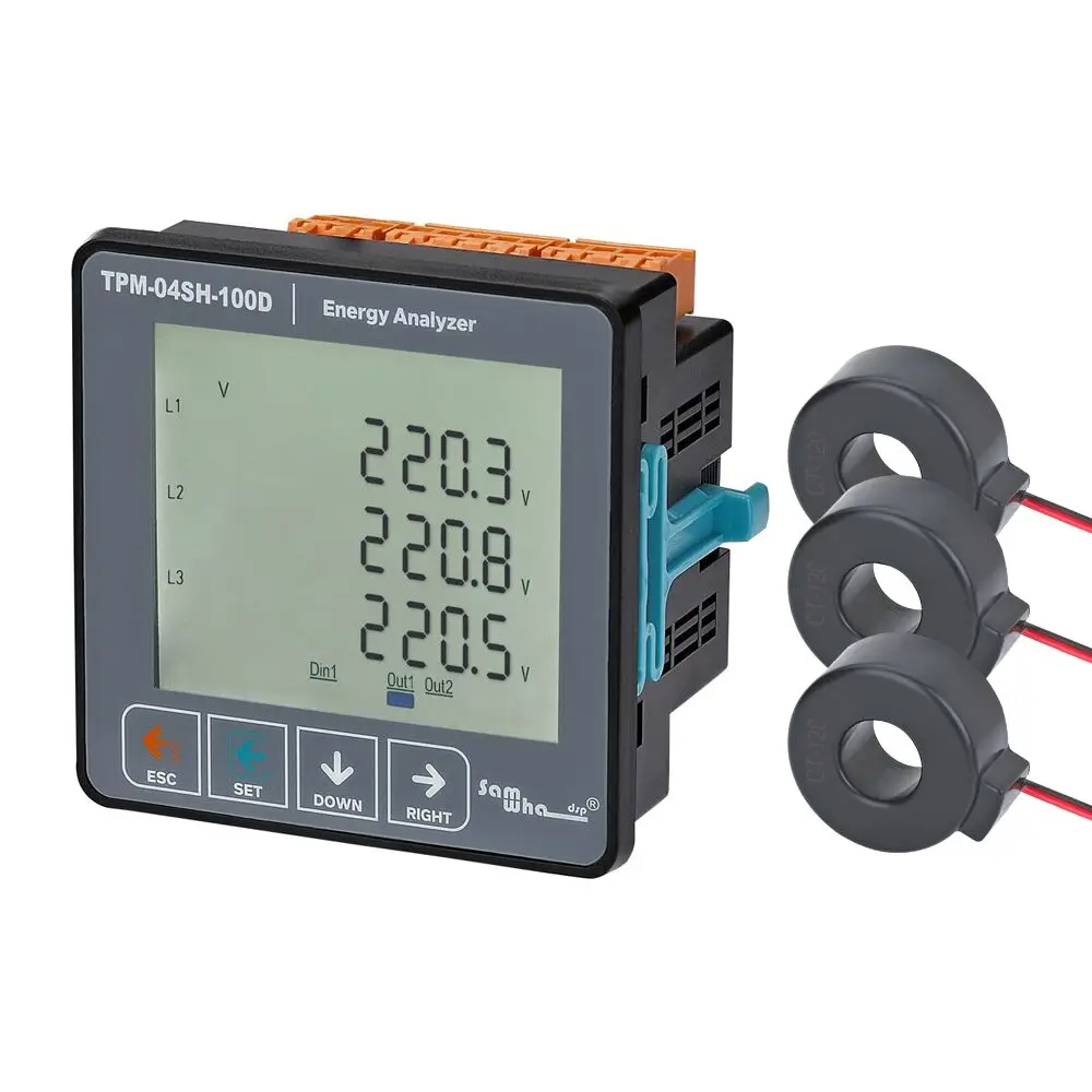 Samwha-Dsp TPM-04SH-XXD Energy Analyzer Multimeter 3P&4W