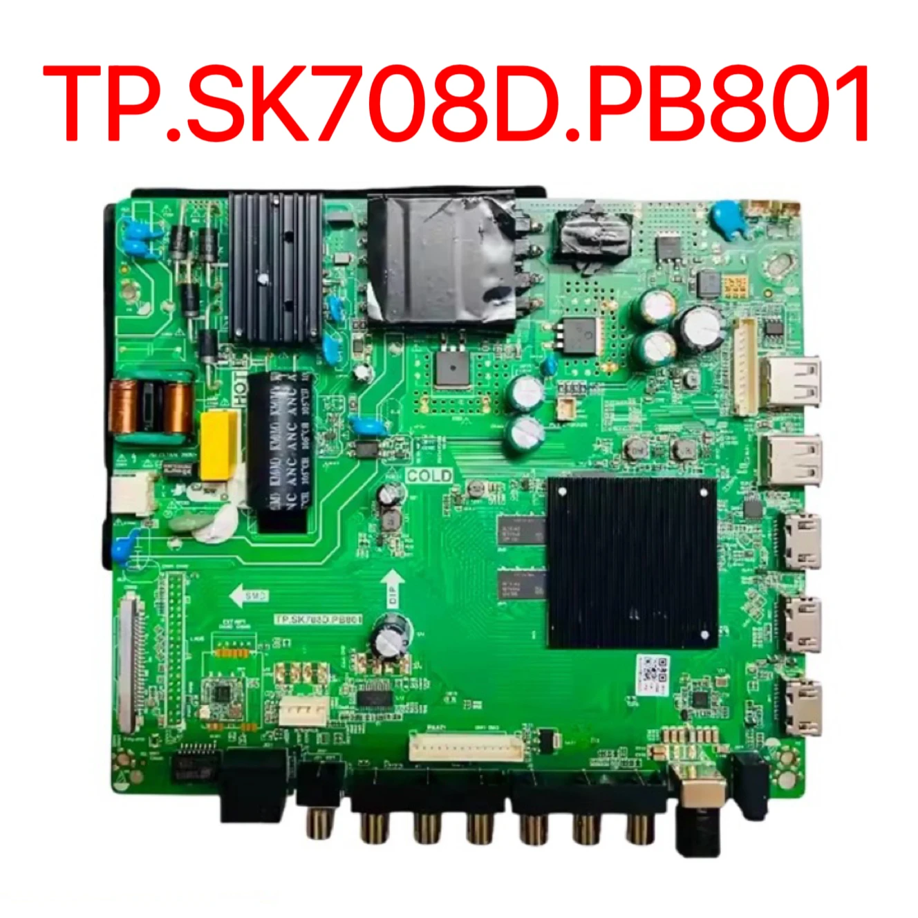 

TP.SK708D.PB801 NEW 4K wifi intelligent network TV motherboard Android 9.0 1g+8G 4-core 58--75V 600ma 45W