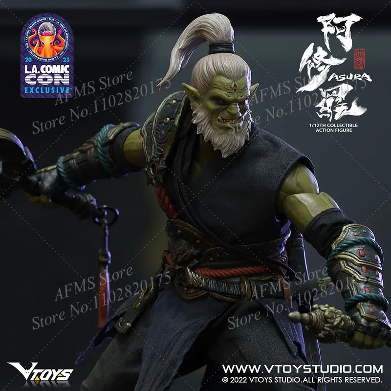 VTOYS 1/12 skala koleksi gambar Asura terbatas mewah Tuhan tempur Set penuh 17Cm pria tentara figur aksi tubuh