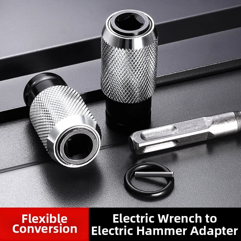 1pc Electric Drill Wrench To Electric Hammer Convert Adapter Quick Install For Home Repairs Power Tool Accessories
