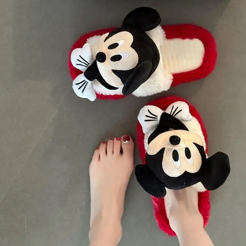 

Cute Cartoon Anime Hairy Slippers for Women's New Home Casual Fashion Cotton Slippers Are Skin Friendly Comfortable Versatile