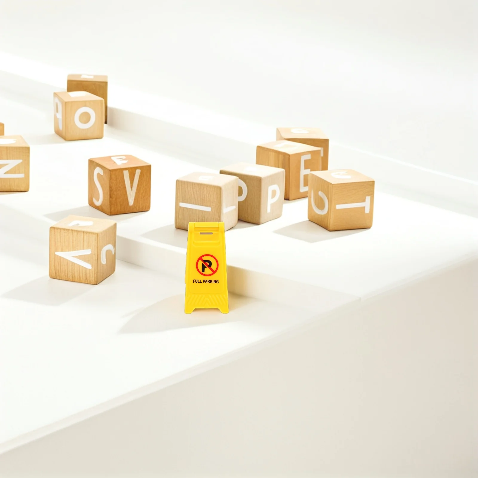 Panneau d'avertissement de circulation pour enfants, 8 pièces, panneaux de barrage routier, barrière de Construction, panneaux d'avertissement industriels jaunes