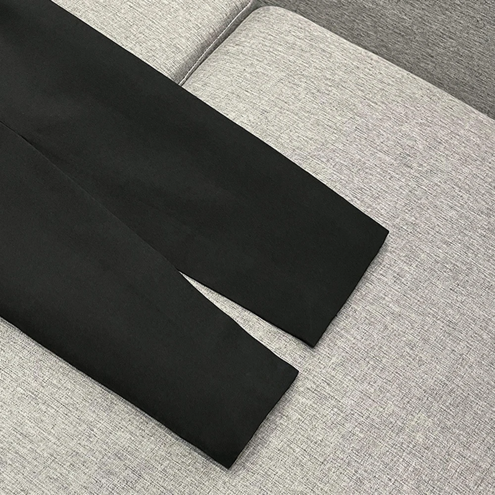 TWOTWINSTYLE Sexy Slimming Hollow Out Jackets For Women Lapel Long Sleeve Temperament Solid Commute Jackets Female New KJA505124