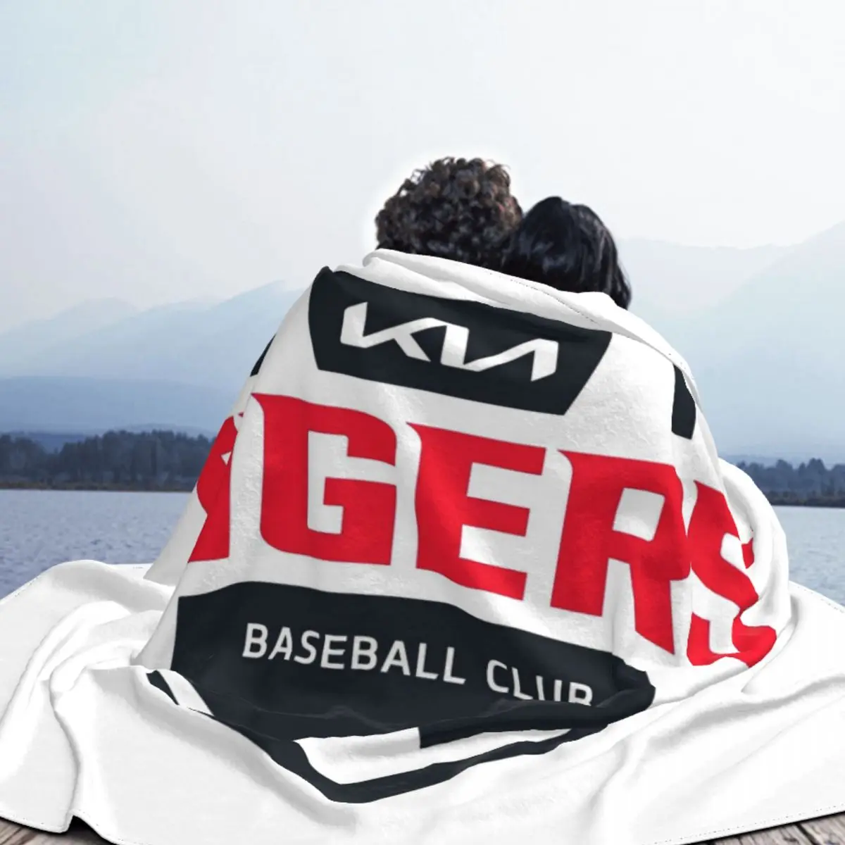 Kbo Kia Tigers Baseball Lover Sport Blanket Velvet Textile Decor Multi-function Soft Throw Blanket for Home Office Rug Piece