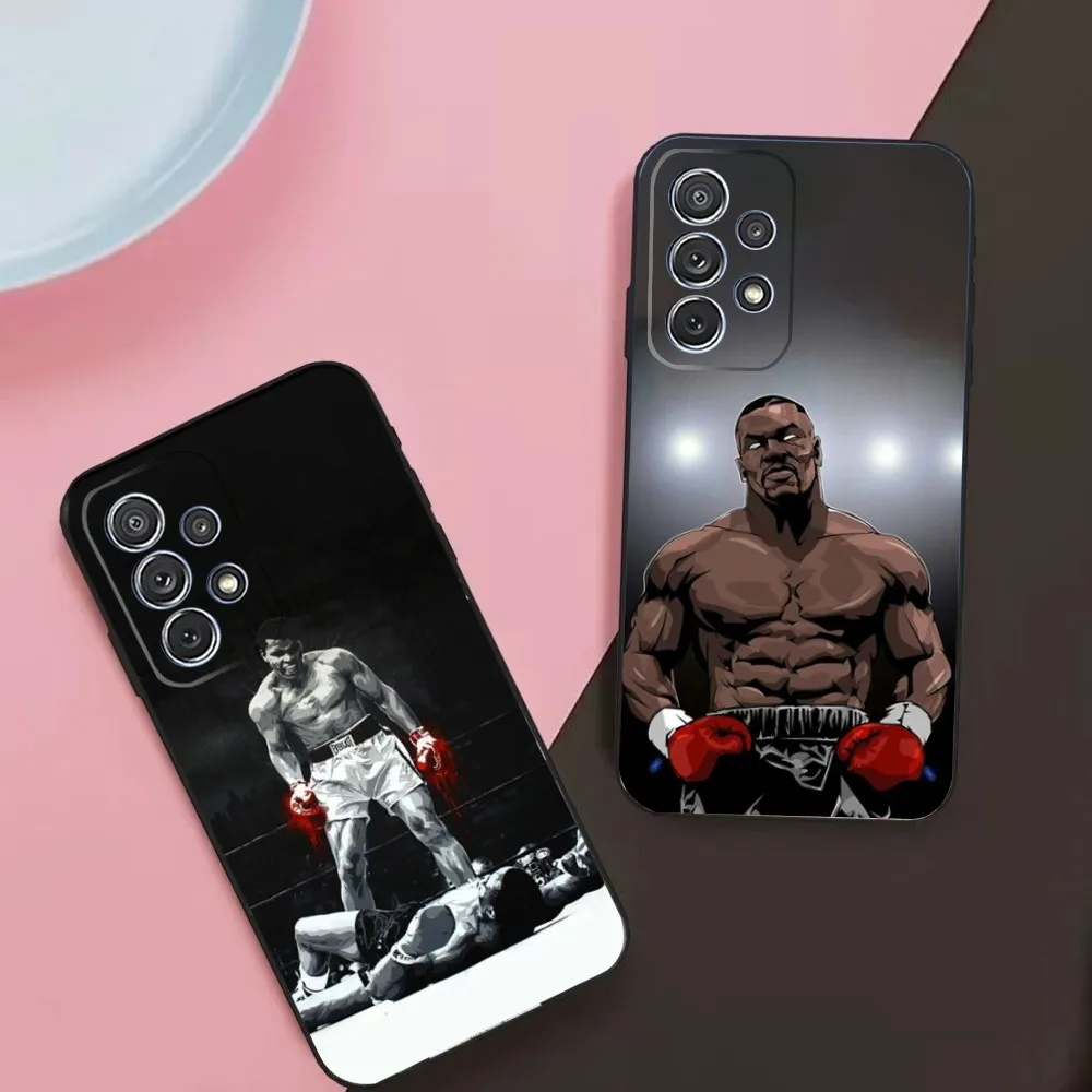 M-Mike T-Tyson Phone Case For Samsung Galaxy A13,A21s,A22,A31,A32,A52,A53,A71,A80,A91 Soft Black Phone Cover