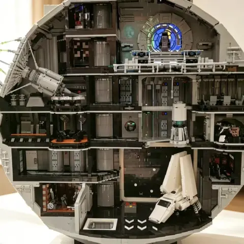 2025 Popular 9023pcs UCS Moc Star Interstellar Conflict Ultimate Largest Death Star Building Block Model Toy For Birthday Gifts