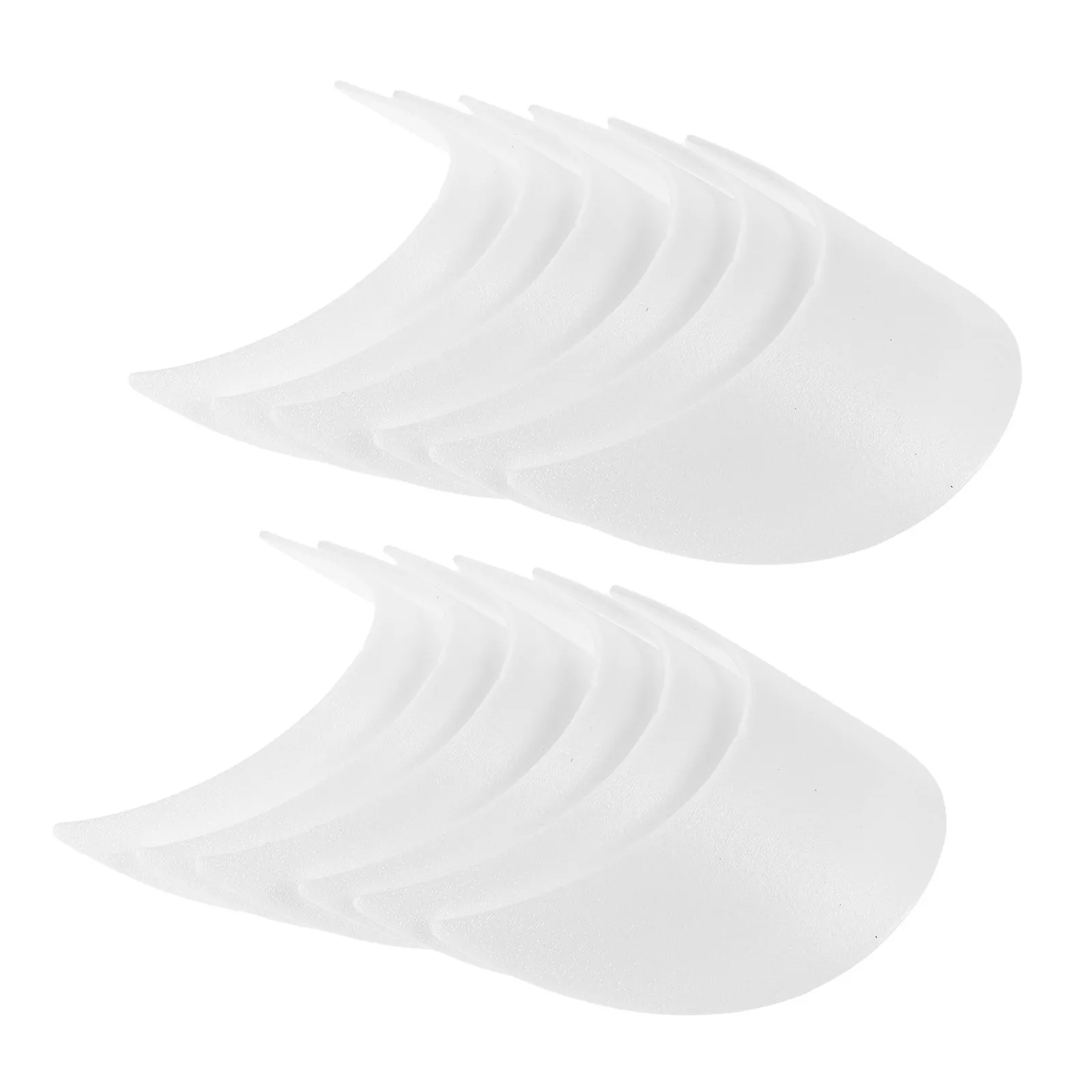 

20Pcs Hat Visor Inserts for Baseball Caps Plastic Brim Sun Protection Ideal for Outdoor Activities Hat Brim Plastic