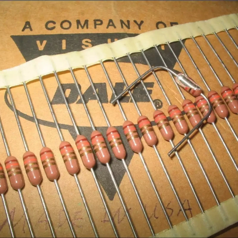 DALE 0.5W 1.3R 1R3 generation 1.5R thick copper foot non-magnetic fever resistor