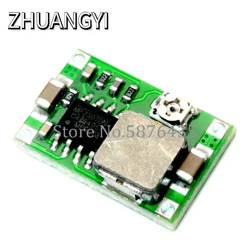 100pcs Mini360 RC Airplane Module Mini 360 DC Buck Converter 2A Step Down Module 4.75V-23V to 1V-17V 17x11x3.8mm LM2596