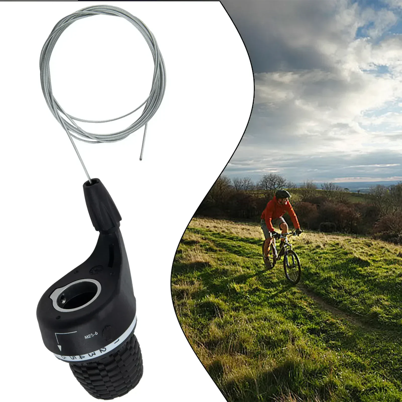 

Performance Enhancing Bike Turn Handle Gear Shifters with 6 Speed Compatibility and Standard Handlebar Fitment