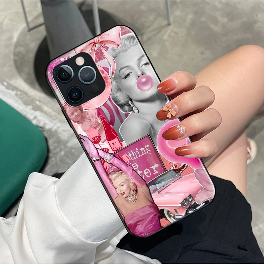 Phone Cover for Huawei Mate 20 P20 P30 Y8P Y8S Y9S Y7A Y9A Y5P Lite Pro New Case Y-57 M-Marilyn M-Monroe