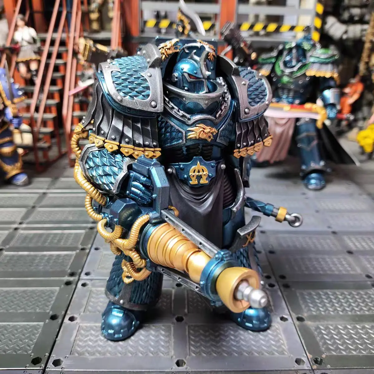 【JOYTOY】ألعاب شخصيات الحركة Warhammer 40K Alpha Legion 3 قطع 1/18