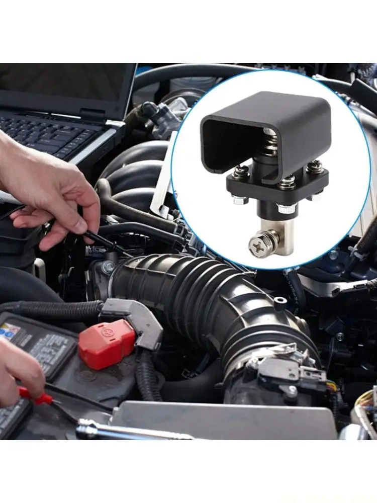 

J0MA 200A Strong Copper Battery Terminal Connector with Nickel Plating Simple Installs for Lithium Energy Storage System