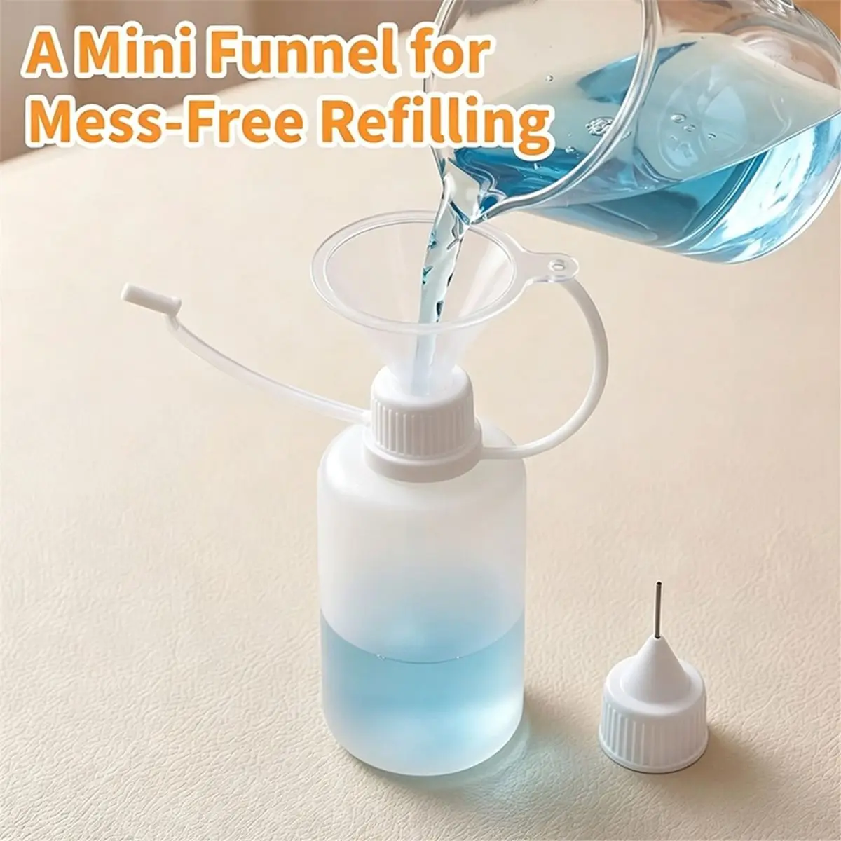 DIY Craft Needle Tip Applicator Bottles, 50Pcs 10ml Oiler for Painting, Quilling & Gluing