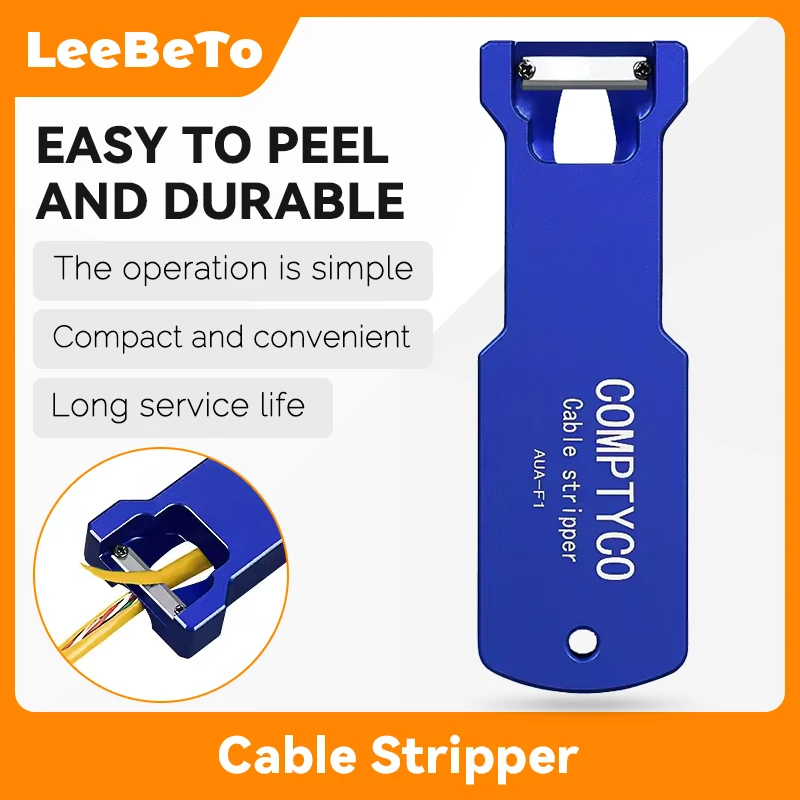 AUA-F1 Optical Fiber Tool Longitudinal Stripper Cable Jacket Slitter 8.5mm 10.4mm 14mm Cable Sheath Cutter Slitter