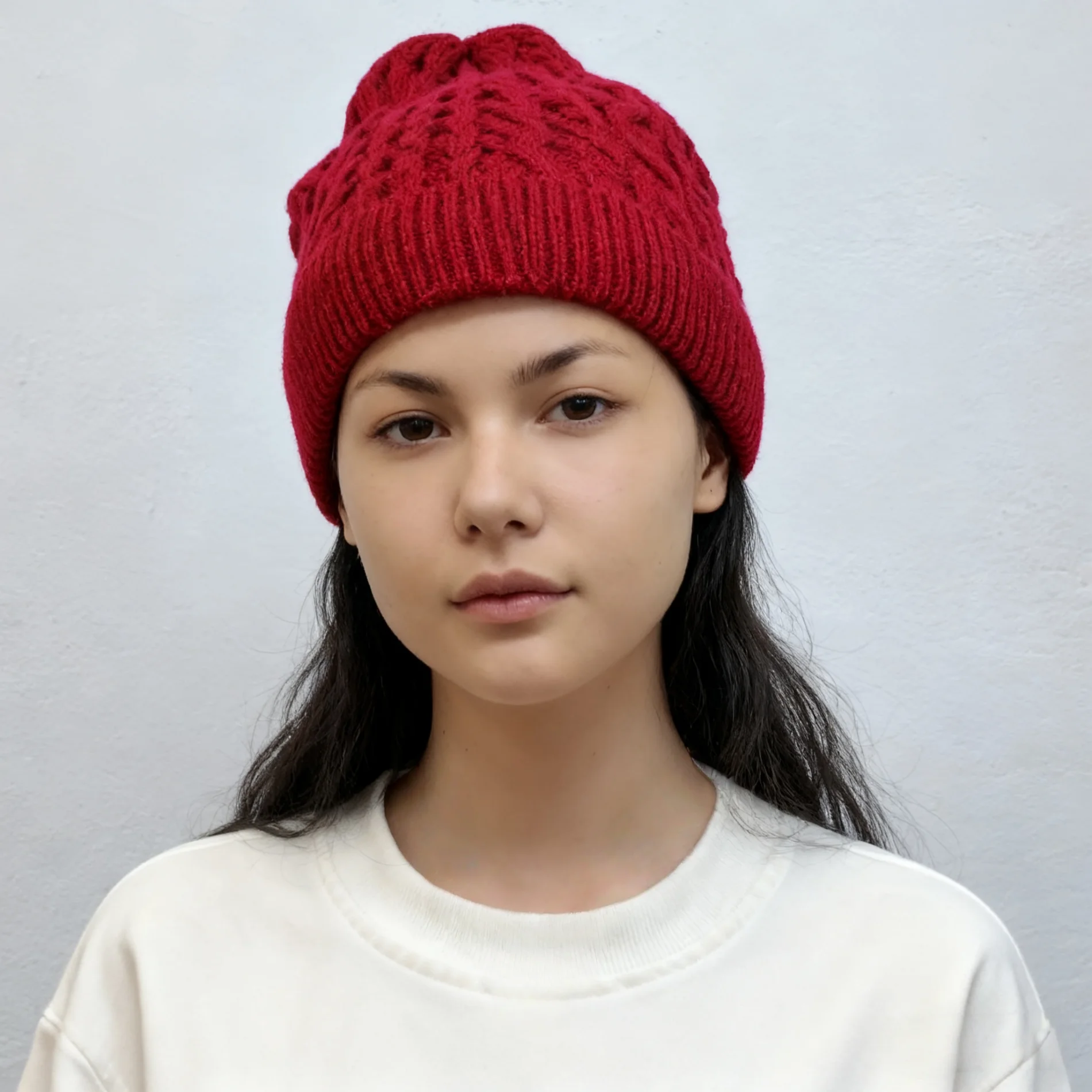 Mehrzweck-Set mit gestrickter Wintermütze und Schal | Warme Thermo-Mütze, Halswärmer, Ski-Gesichtsbedeckung für Damen und Herren, Outdoor, kaltes Wetter – Detail 16