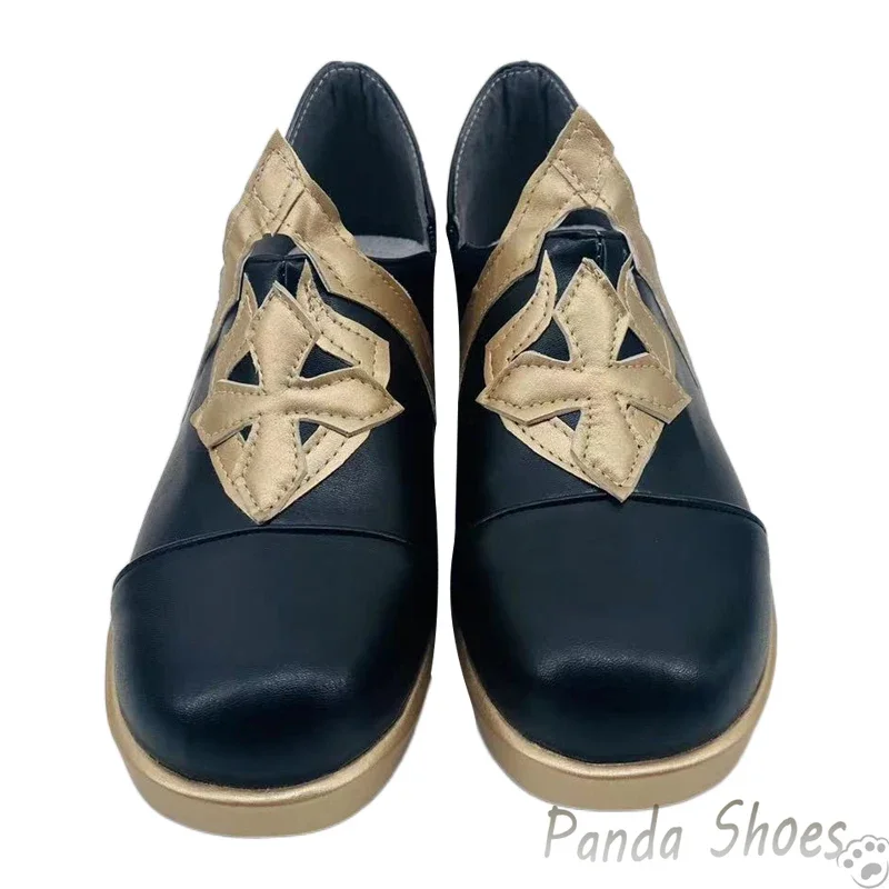 รองเท้าคอสเพลย์ Genshin Impact Montaglia Symphony สำหรับงานอนิเมะ เกม คอมมิค คอสเพลย์  พร็อพสำหรับงานคอนเวนชั่น ปาร์ตี้ฮาโลวีน