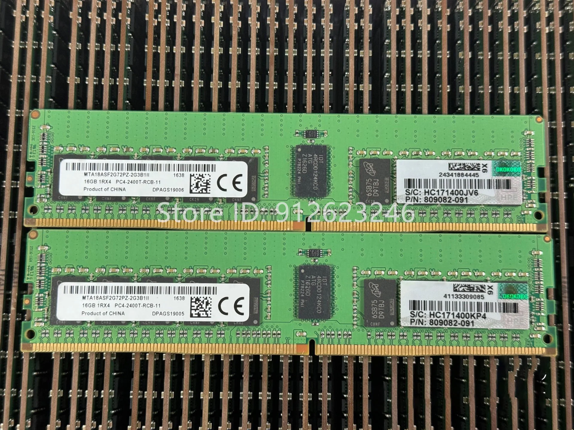 

One Piece 809082-091 16GB PC4-2400T for MT Server Workstation Memory,DDR4 16GB2400T PC4 2400MHz ECC REG RDIMM