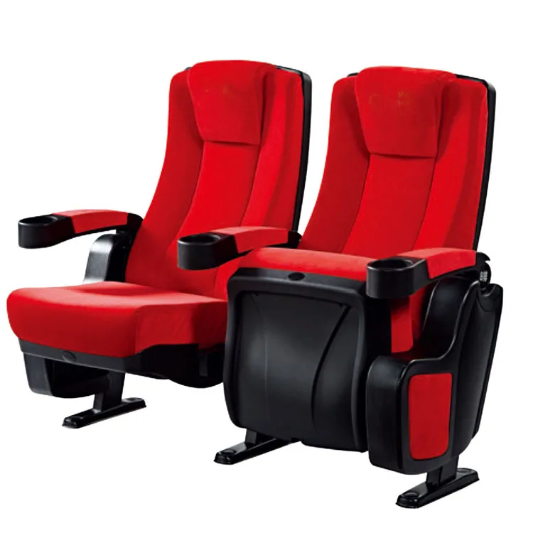 

High Quality Folding Auditorium Chair Cinema Chair Movie Chair with Cup Holder