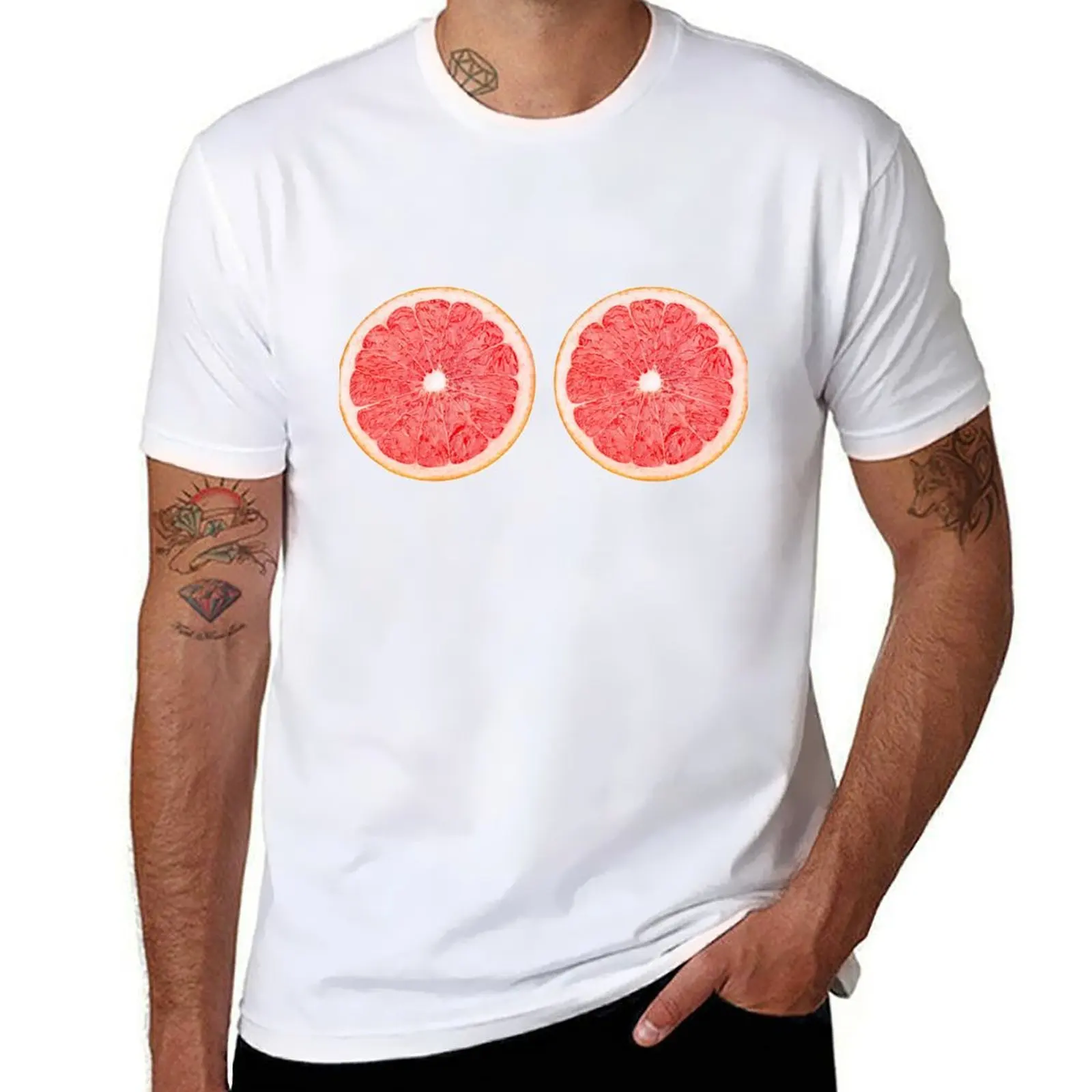 

Grapefruit halves T-Shirt anime t shirts oversize cotton t shirt pack T-Shirt