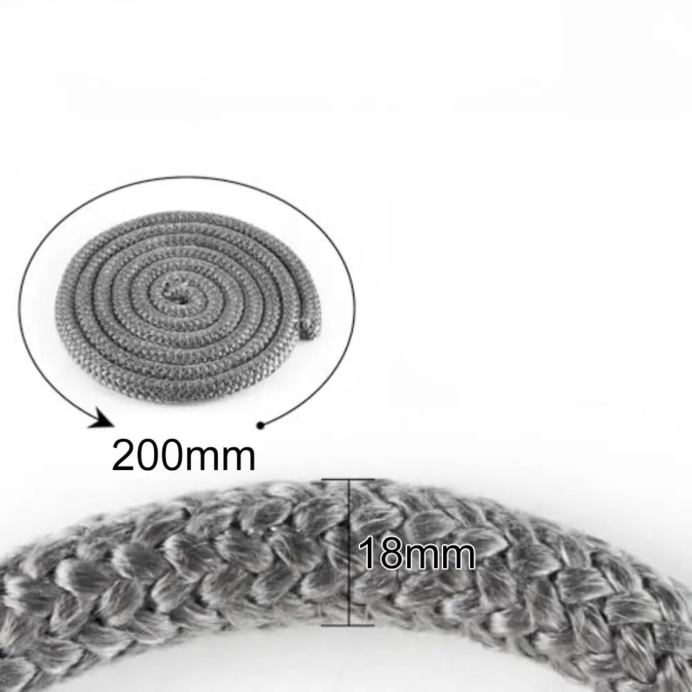 

Прокладка для дровяной печи 2 м/3 м, уплотнительная веревка для камина, выдерживает 590 ° C/1100 ° Огнестойкая проводная печь из стекловолокна F