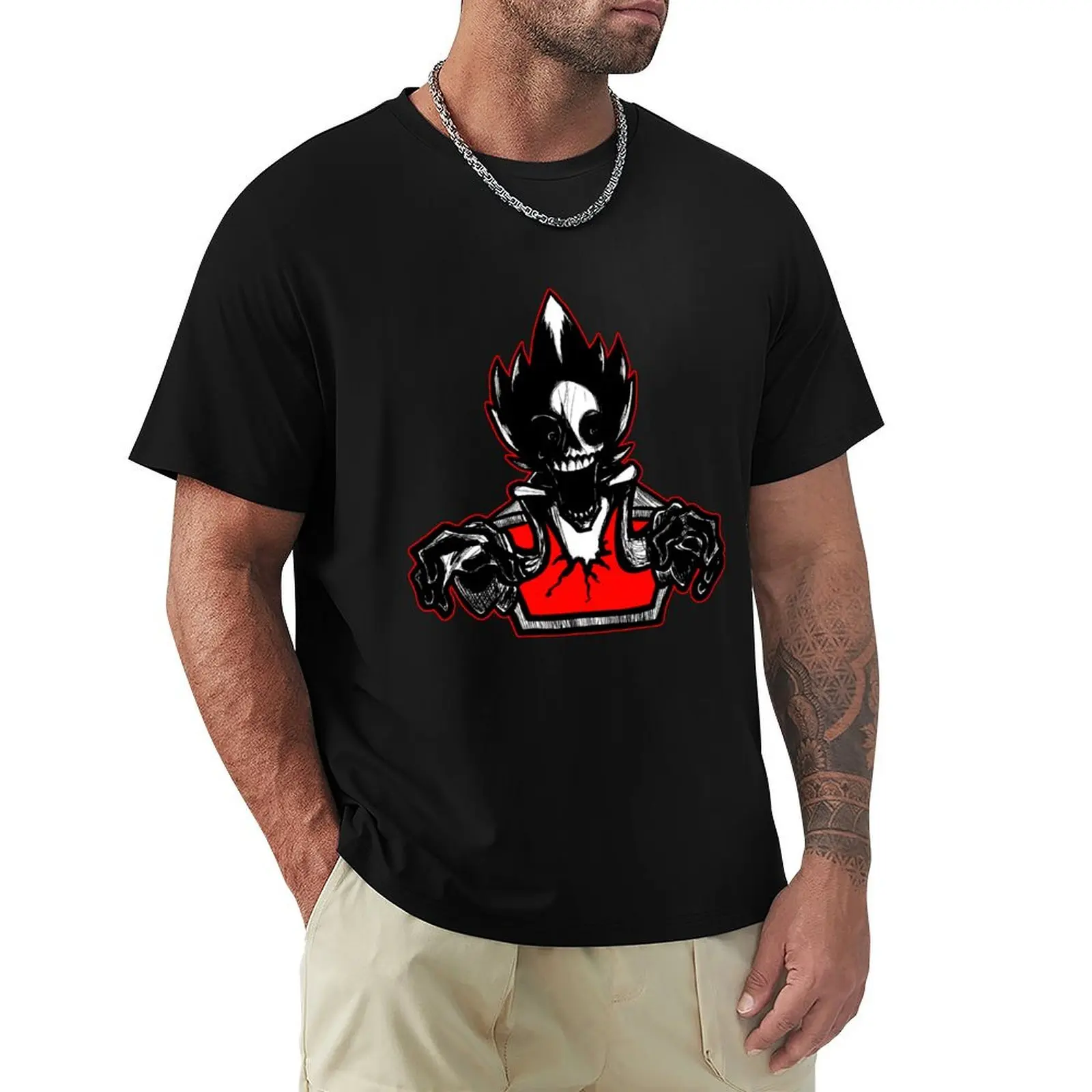 Camiseta FNF SONIC EXE FATAL NO MORE INNOCENCE con estampado de moda, informal, de manga corta