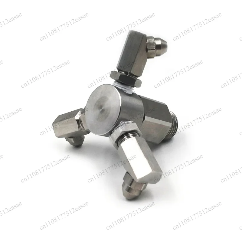 SS304 Automatic Rotating Car Washer Nozzle 360 Degree Cleaning Nozzle High Pressure Washing Machine Industrial Dust Spray Nozzle