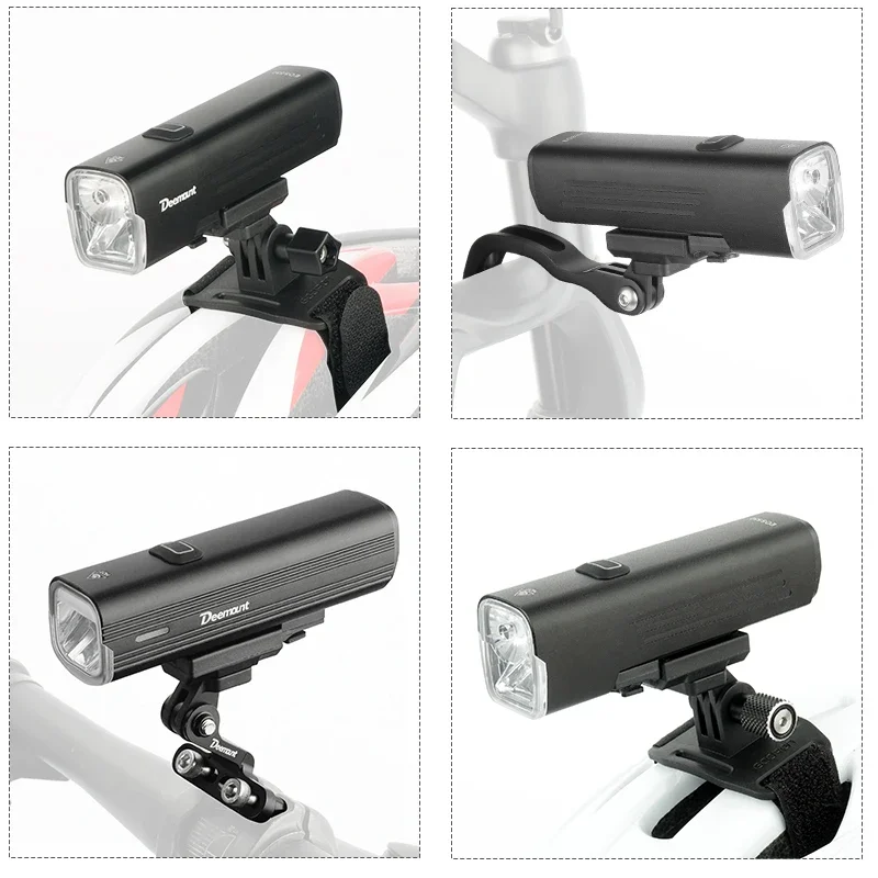 Adaptor for Headlight EOS530/520 for Rockbros /Blackbird L3 Front Lamp Stand Handlebar Stem Fork Helmet Mount Fits GoPro