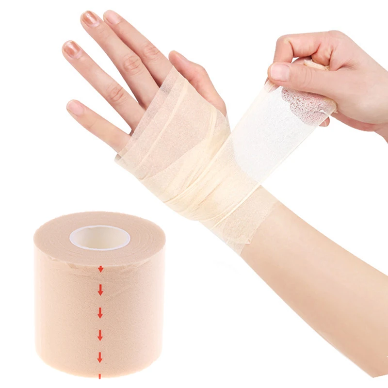 Foam Cotton Skin Film Self-adhesive Elastic Bandage Elbow Knee Skin Mask Film Foam Underwrap Sports Pre-Wrap For Athletic Tape