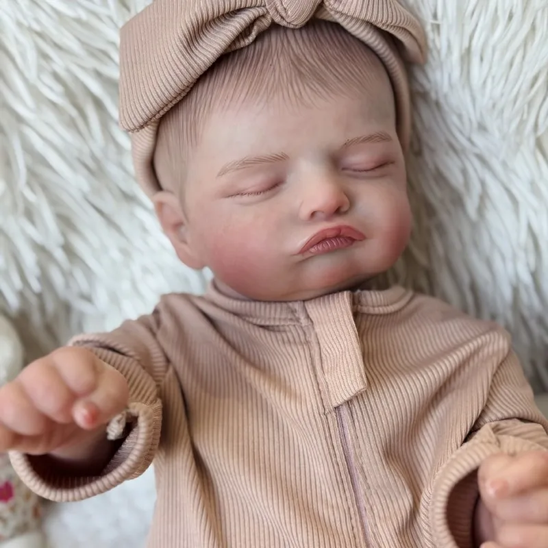 48cm realistic baby with skin tone, 3D high-color veins, washable