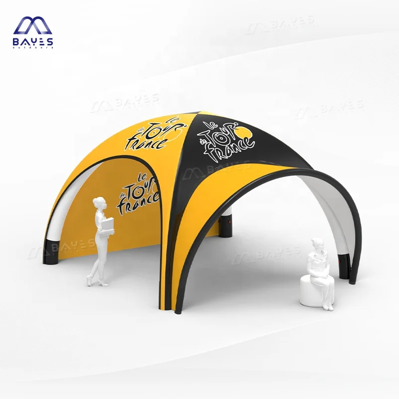 4 Seasons Waterproof Windproof UV-proof Inflatable Tent Dome Gazebo Canopy,air Pump Professional Ultralight Blow Up Tent