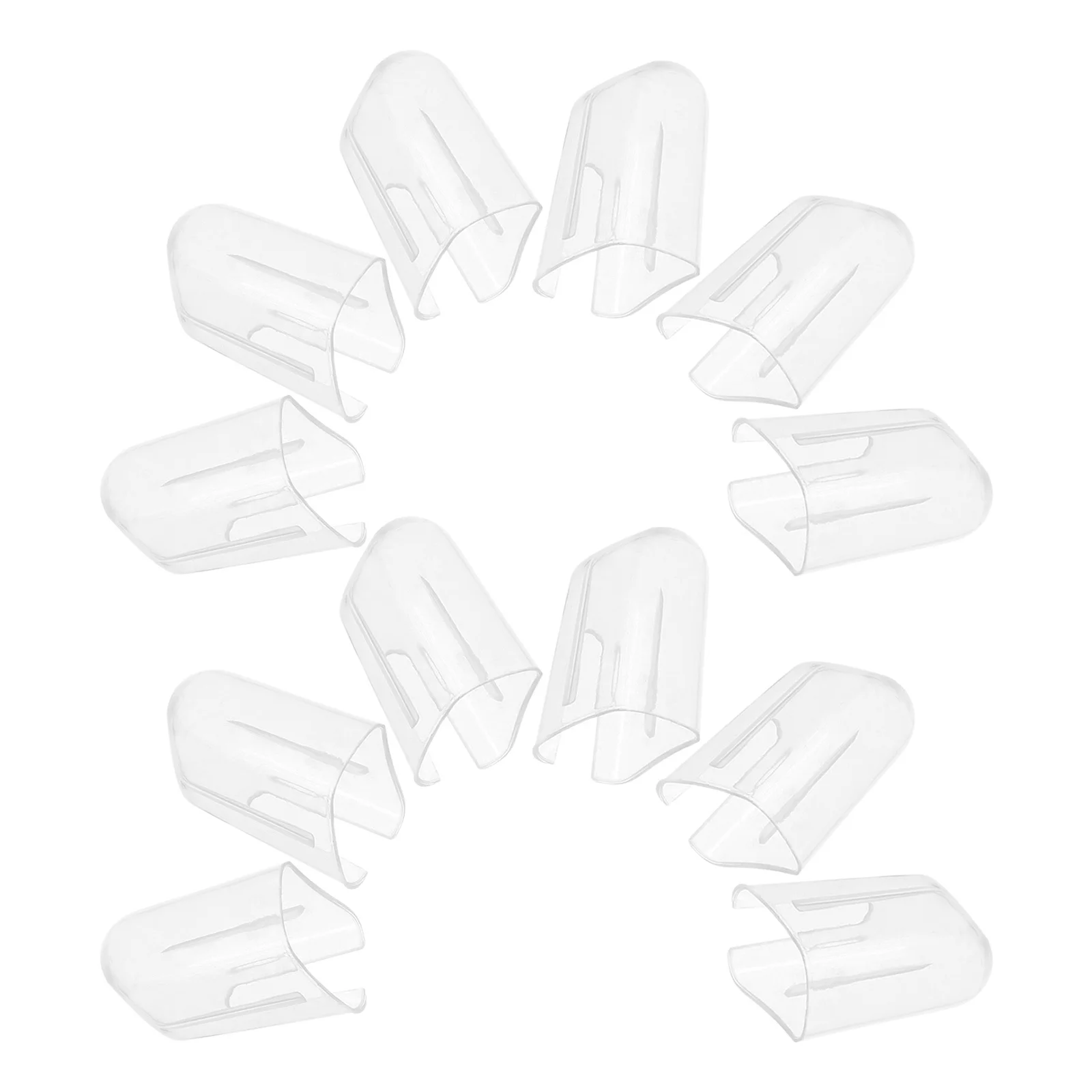 24 قطعة من أغطية رأس فرشاة الأسنان قبعات شفافة محمولة لرؤوس فرشاة الأسنان الكهربائية لحماية السفر