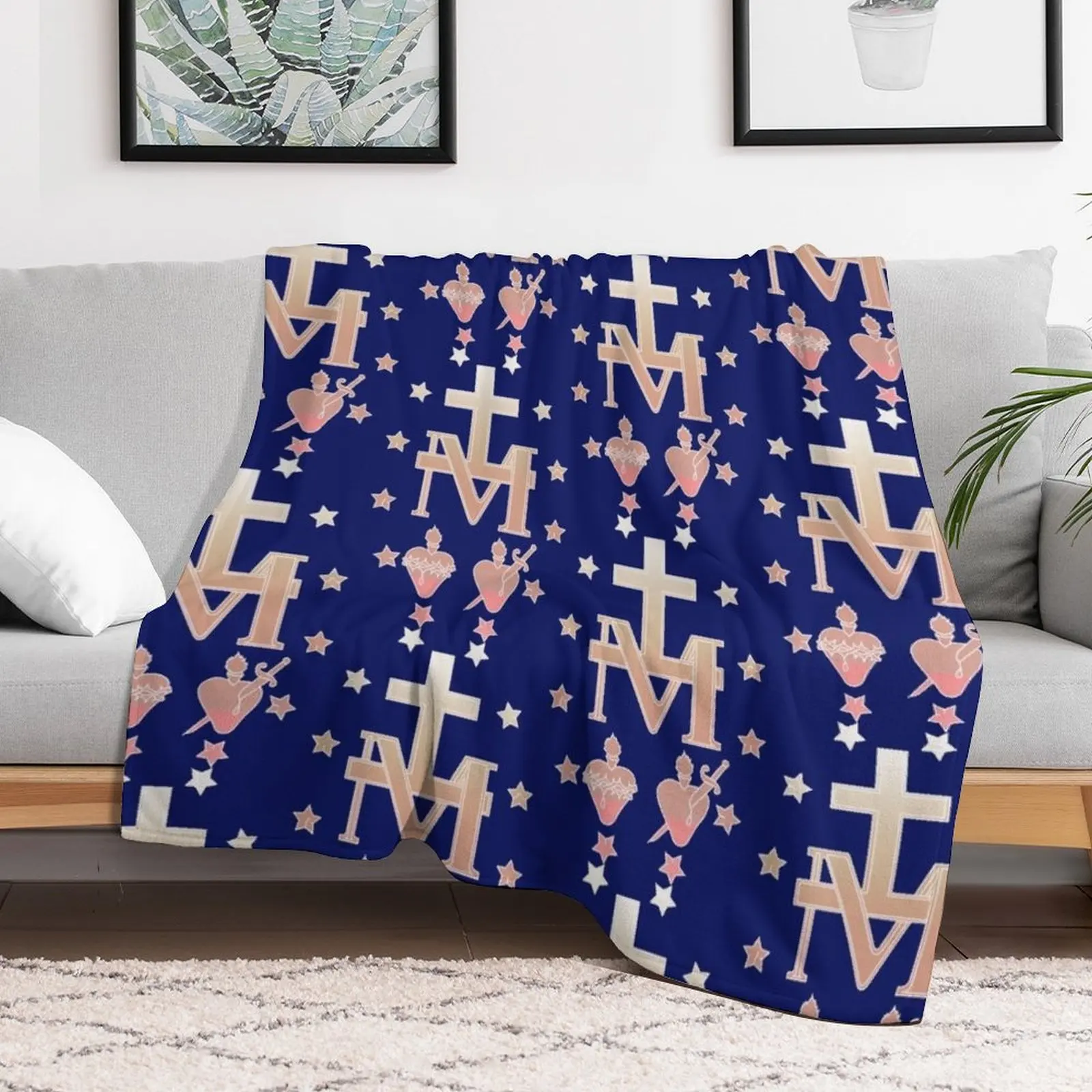 Miraculous Medal (M??daille miraculeuse) Medal of Our Lady of Grace Throw Blanket For Baby manga Blankets For Sofas Blankets