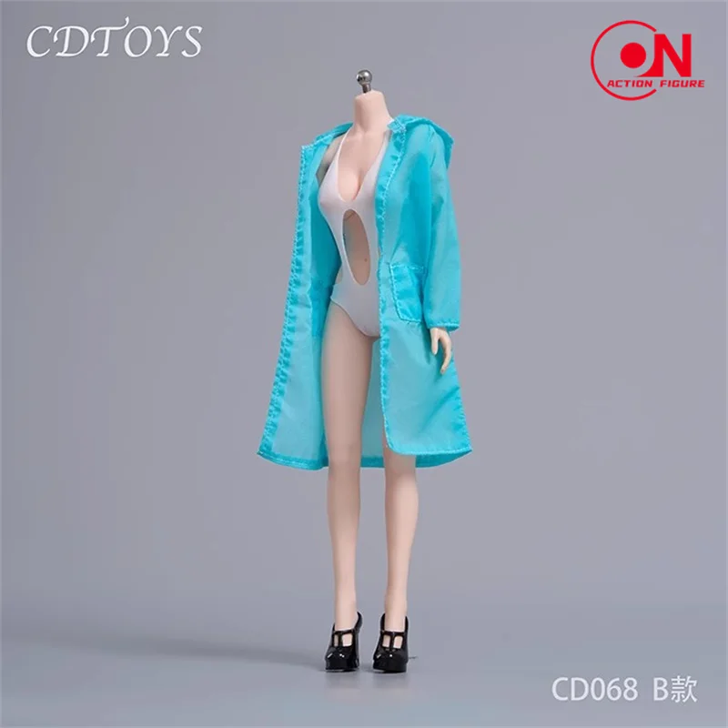 CDTOYS CD067 CD068 1/6 Scale Female Bikini Sunscreen Clothing High Heeled Sandals Set Model Fit 12'' Soldier Action Figure Body