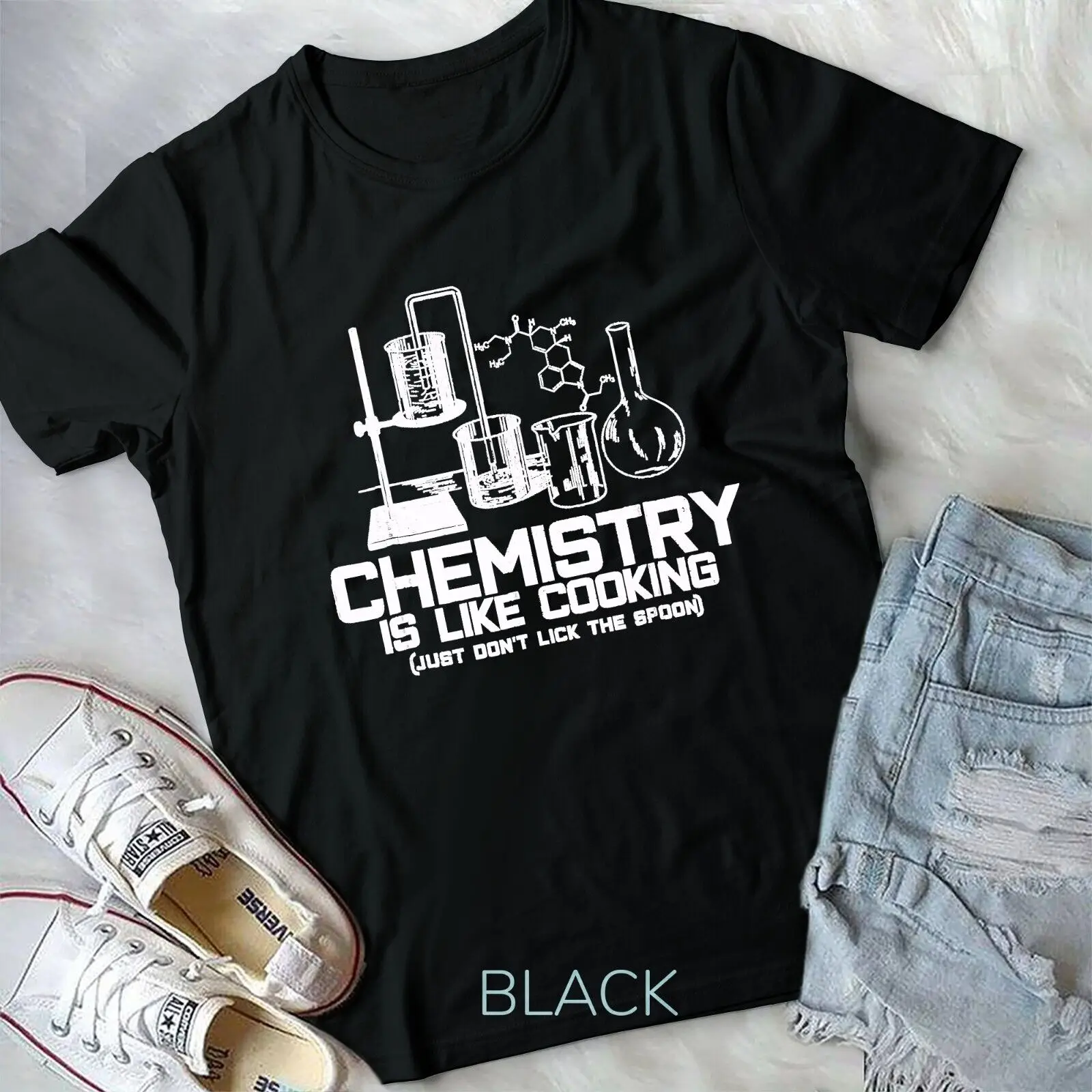 Chemistry Is Like Cooking - Funny Chemist Nerd Gift Unisex T-shirt