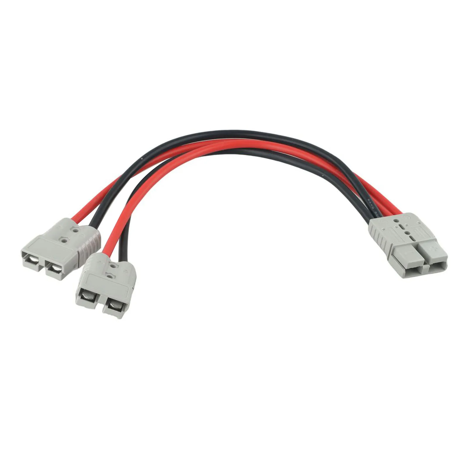 Conector elétrico para Dual Y Adapter, 6AWG cabo de carro, conexão de alimentação, comprimento de 4 a 6AWG, 1PC, 120A, 600V, 30cm, 50cm