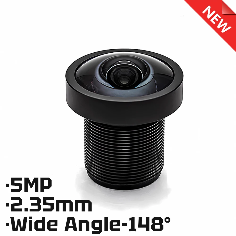 

WGWK-4379 HD 5MP M12 Mount Lens 2.35mm Focal length 1/2.7"OV2735 1/3" AR0331 For Industrial Machine IP CCTV and Security Camera