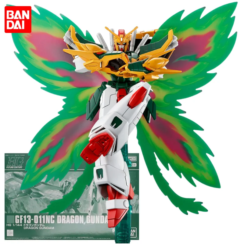 

BANDAI PB Limited HG 1/144 Mobile Fighter G Gundam GF13-011NC DRAGON GUNDAM Anime Action Figures Assembly Model Collection Toy